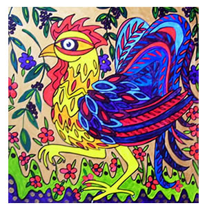 Cockerel by Irene Stocks